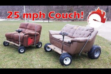 21hp Motorized Couch by MacroMachines on YouTube