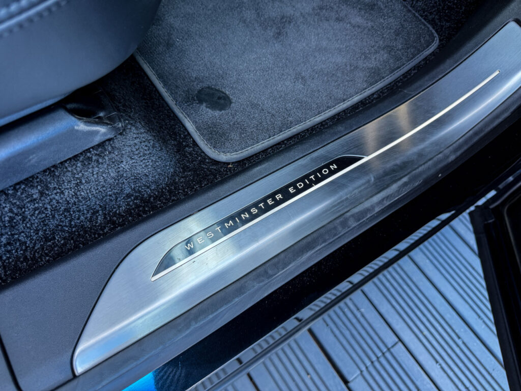 Range Rover Westminster Edition door sill details