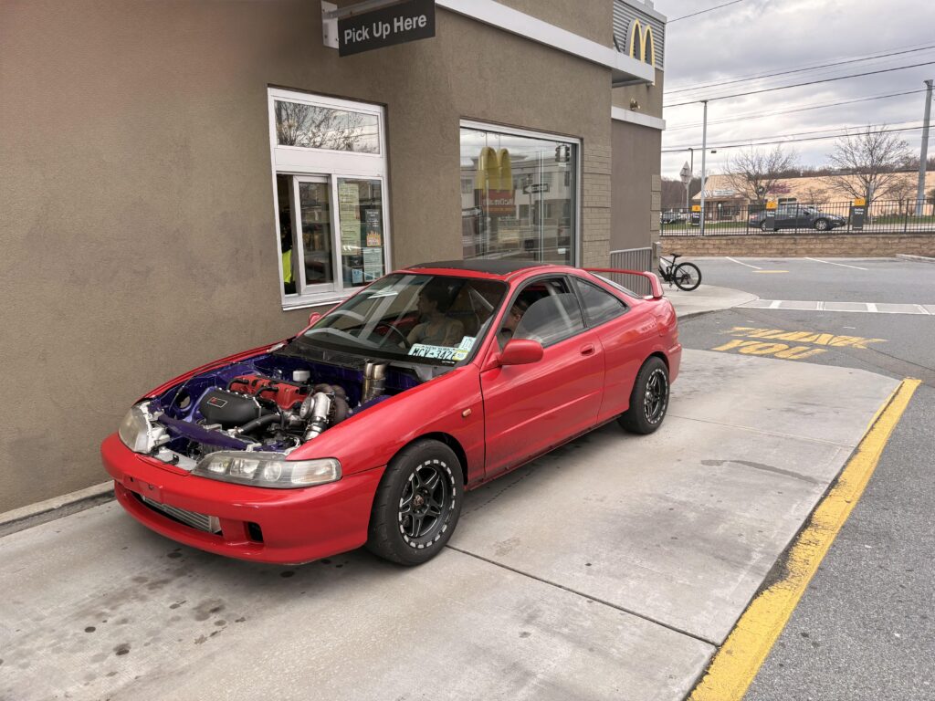 [RHD Acura Integra] Going backwards through drive thru