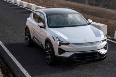 Polestar electric SUV displayed as the Swedish EV maker faces a U.S. sales ban for future models under the Connected Vehicle Rule.
