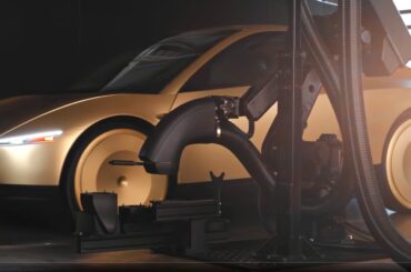 Tesla Robotaxi Hubs Start Installing Car Cleaning Robots