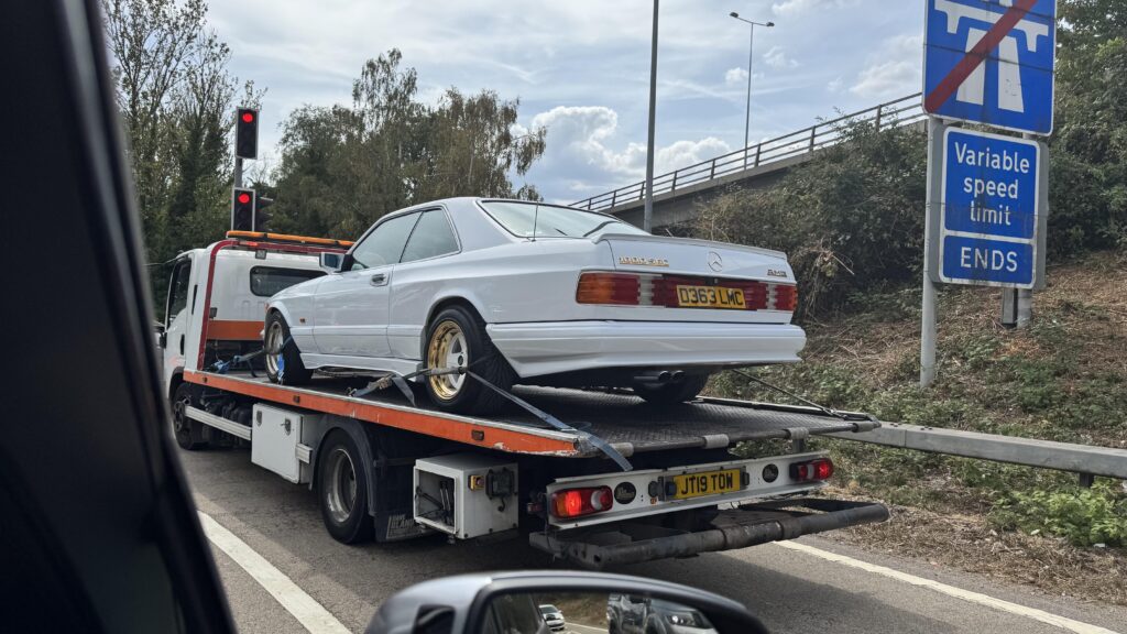 The Self Proclaimed "[Mercedes Benz 1000 SEC]"Spotted Near Heathrow London