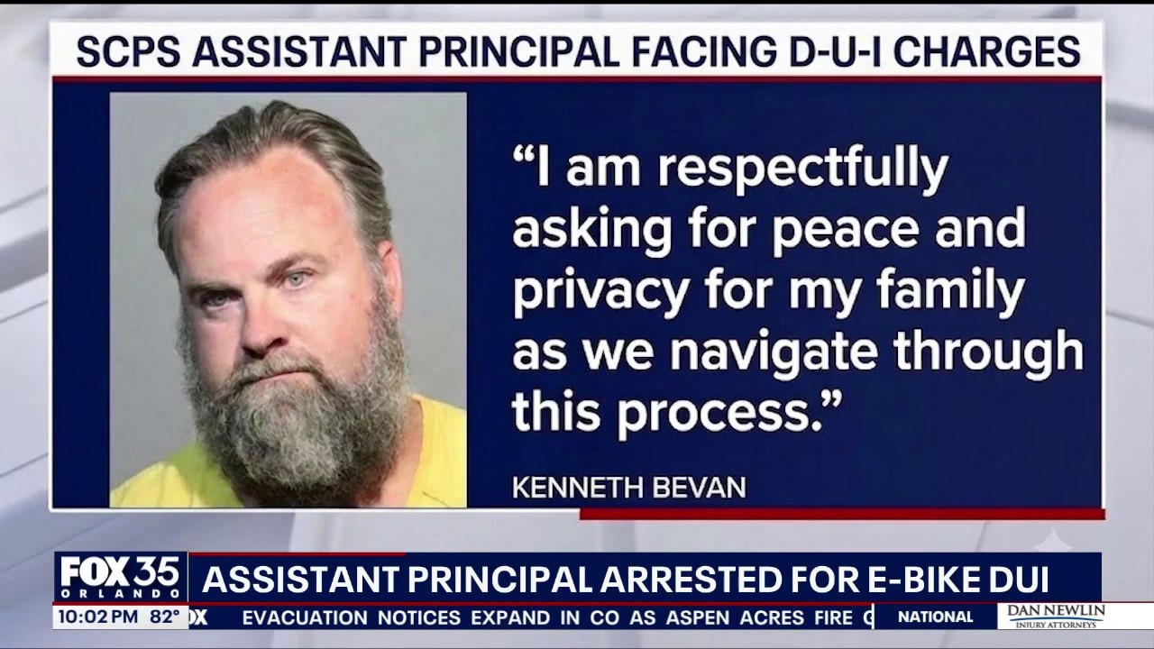 Assistant principal accused of DUI after riding e-bike, deputies say