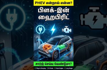 PHEV Plugin Hybrid Electric Vehicle #elctricvehicle #hybridcars #auto  #carslovers #automobiletamil