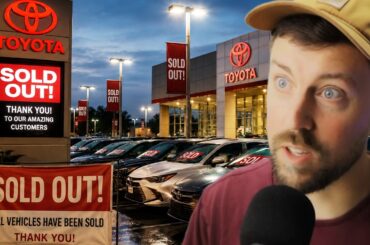 Toyota CAN'T KEEP their cars in stock