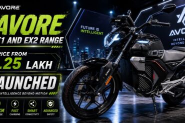 Avore EX1, EX2 And EX2S Electric Motorcycle Launched - Price From 1.25 Lakh - Explained All Details