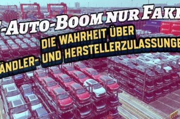 ELEKTROAUTO-Fake! BOOM nur wegen Eigenzulassungen von Handel und Hersteller?