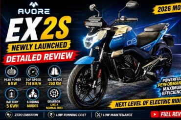 New AVORE EX2S Electric Bike Review | 5 kWh Battery | 6 Riding Modes | Full Review | Motogarage