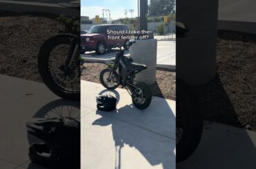 Since I broke my back fender #shorts #surron #ebike