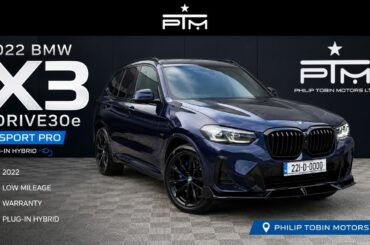 2022 BMW X3 xDrive30e M Sport Pro | 292HP Plug-In Hybrid | Tech & Pro Pack