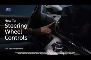 Ford Digital Experience - How-To: Steering Wheel Control