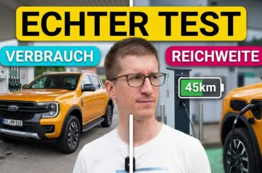 Ford Ranger PHEV: Echter Verbrauch & Elektro Reichweite im Check - Autophorie