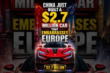 China Just Built a $2.7 Million Car That Embarrasses EUROPE and AMERICA #byd #yangwangu9 #cariq
