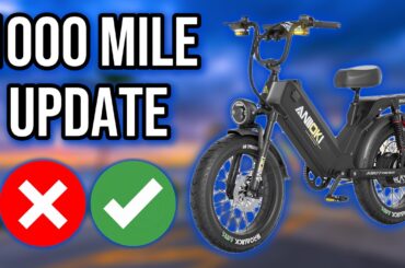 Aniioki AQ177 Pro Max Electric Bike: 1000 Mile Update!