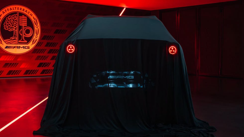 Mercedes-AMG EV SUV teaser Mercedes-AMG EV SUV teaser