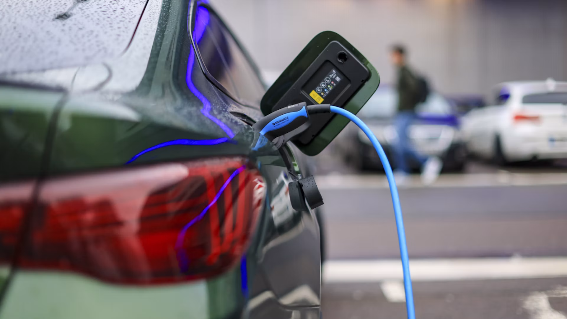 Electric Cars Are Gaining Ground Across Europe (stock photo)