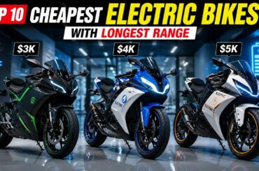 Top 10 Electric Motorcycles With Longest Range 2026 | Best Long Distance EV Bikes