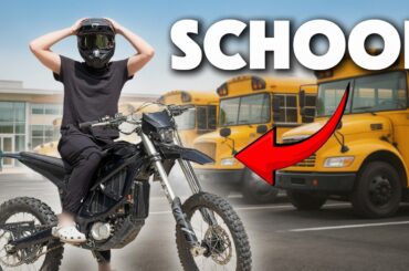 I Rode My Surron Ultra Bee To The Last Day of School