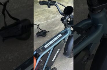Electric Bicycle can choose one battery capacity or two battery capacities depending on..#cycle#bike