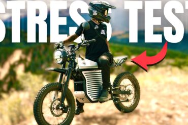 NEW TERRA PRIME: 70 MPH+ Electric Motorcycle Review & STRESS TEST! (22,000W)