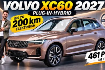 2027 Volvo XC60: Plug-in-Hybrid mit bis zu 200 km E-Reichweite