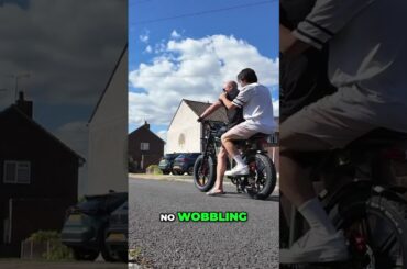 Can This Electric Bike Do Donuts? Dual Rider Test! #shorts