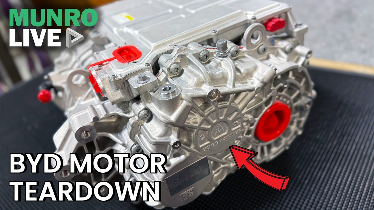 BYD Electric Motor Teardown | Full Engineering Analysis by Munro BYD Electric Motor Teardown | Full Engineering Analysis by Munro