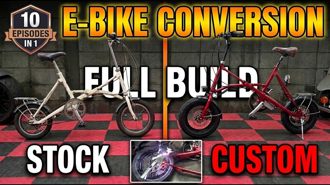 I Built a Custom Folding E-Bike from Scratch! (Full Build / 10 Episodes in 1) I Built a Custom Folding E-Bike from Scratch! (Full Build / 10 Episodes in 1)