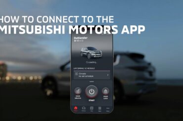 How to Connect to the Mitsubishi Motors App