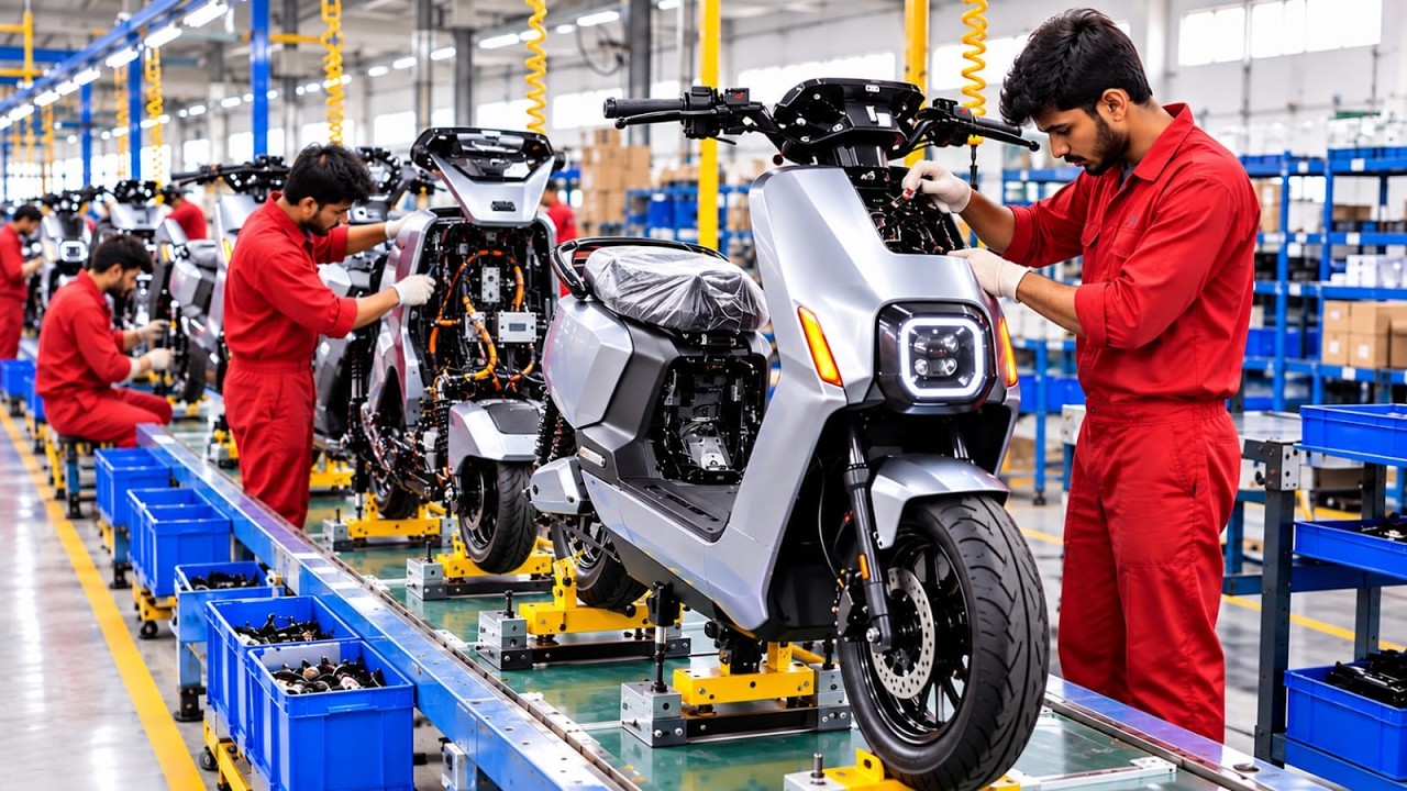From Parts to Electric Bikes Complete EV Bikes Manufacturing & Assembly Process | TOP 2 From Parts to Electric Bikes Complete EV Bikes Manufacturing & Assembly Process | TOP 2