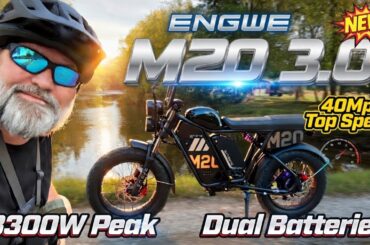 ENGWE M20 3.0 Ebike Review | 60V 3300W Peak | LONG RANGE DUAL BATTERIES
