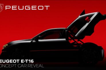 Peugeot E-T16 Concept | The Reveal