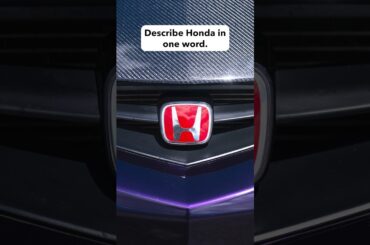 Honda in One Word