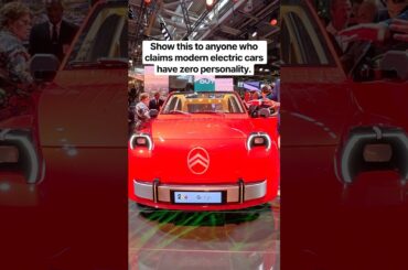 Show this to anyone who claims modern electric cars have zero personality.