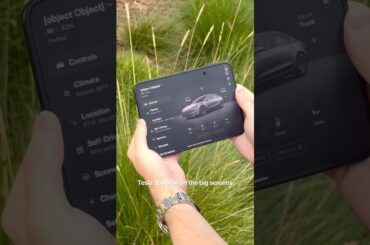 Tesla App, Big Screens